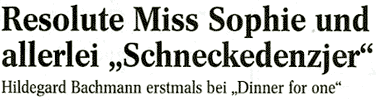 Resolute Miss Sophie