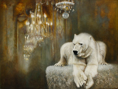 E. Steiner - �Goldene Zeiten?� �l auf Leinwand 160 x 120 cm